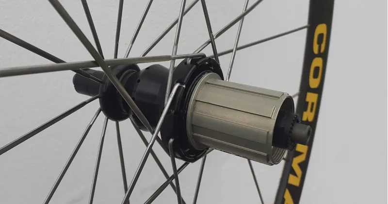 Corima Aero HP Carbon Rim Brake Wheel Set in Black Shop Soiled